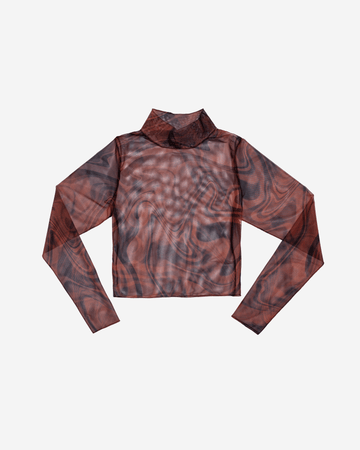 Longsleeve mesh top